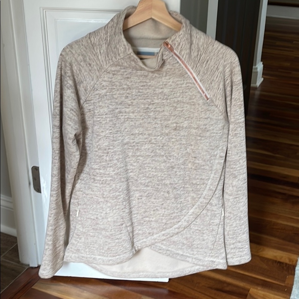 Athleta Cozy Karma Asym Pullover